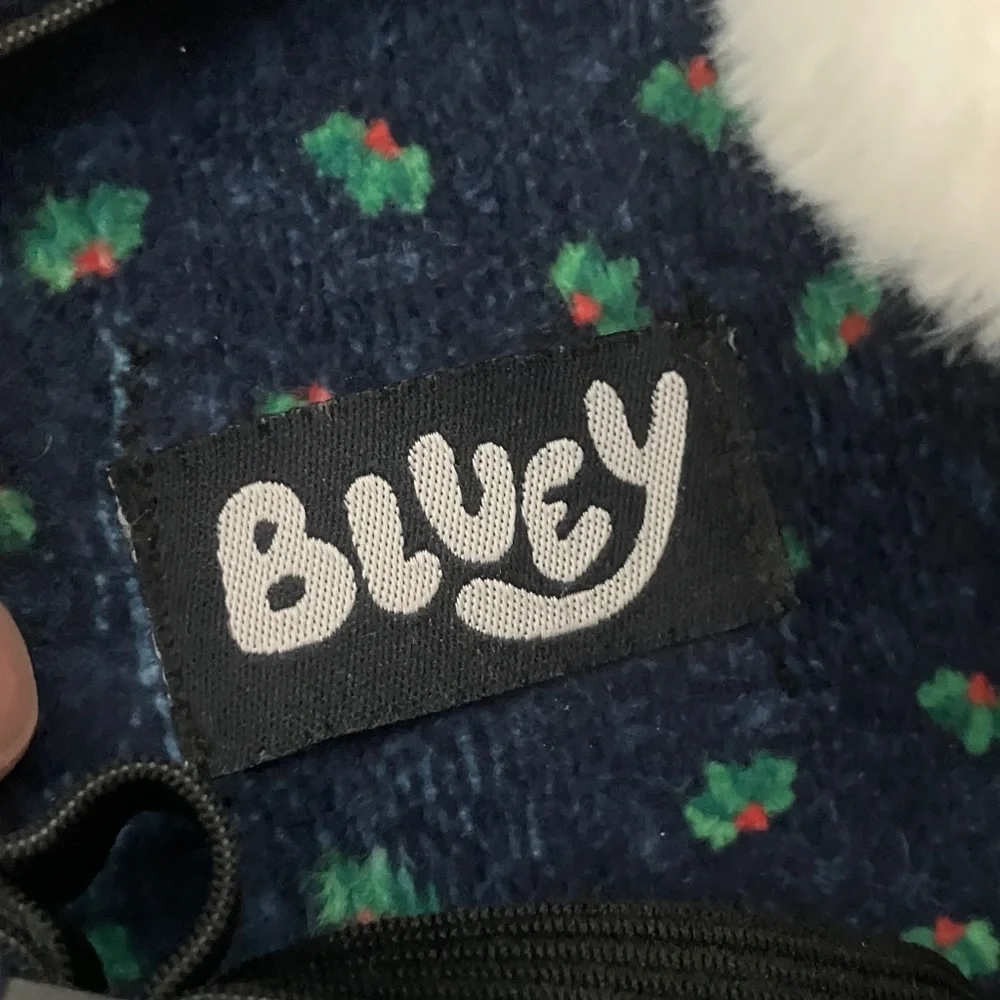 BLUEY Bluey and Bingo 3D Holiday Plush Slipper / Little Kid | 13 - 1